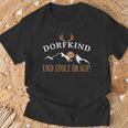 Dorfkind Und Stolz Drauf Schöner Landhaber &Illfkind T-Shirt Geschenke für alte Männer