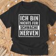 Drama Queen Sarcasm Ich Bin Nichts Für Weak Nerven T-Shirt Geschenke für alte Männer