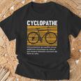 Drôleélo Cyclopathe Faire Duélo Cycliste T-Shirt Cadeaux pour les vieillards