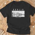 Dublin Irelandintage Souvenir Skyline Uk Dublin T-Shirt Geschenke für alte Männer