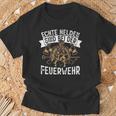 Echte Helden Sind Feuerwehr T-Shirt Geschenke für alte Männer