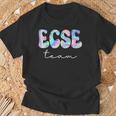 Ecse Team Groovy Back To School Cute Teachers Girl T-Shirt Gifts for Old Men