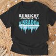 Eisbaden Es Reichh Ich Geh Jetzt Eisbaden T-Shirt Geschenke für alte Männer