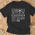 Electricians Saying Electronics Electrics T-Shirt Geschenke für alte Männer