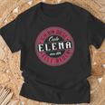 Elena Ich Bin Diese Coole Elena T-Shirt Geschenke für alte Männer