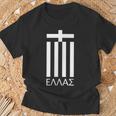 Ellás Greece Greek Flag Proud Greek T-Shirt Geschenke für alte Männer