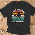 Me Encanta El Pickleballintage Me Encanta El Pickleball Camiseta unisex Regalos para ancianos