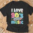 Me Encanta La Música De Los 90 Traje Retro Para Amantes De La Música De Los 90 Camiseta unisex Regalos para ancianos