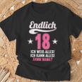 Endlich 18 Ich Weiß Alles Kann Alles Ahm Mama T-Shirt Geschenke für alte Männer