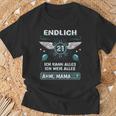 Endlich 21 Ähm Mama 21St Birthday Son Daughter S T-Shirt Geschenke für alte Männer