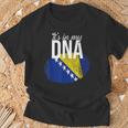 Es Ist In Meiner Dna Bosnier Bosnia Origin Genetics T-Shirt Geschenke für alte Männer