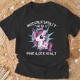Espíritu De Unicornio Con Un Corazón Punk Rock Unicornio Punk Mágico Camiseta unisex Regalos para ancianos