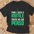 Fare L'asta È Inutile Tanto Ho Già Perso Asta Fantacalcio Maglietta Regalos para ancianos