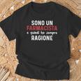 Farmacista Sempre Ragione Regalo Diverdente Maglietta Regalos para ancianos