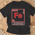 Fe Maiden Iron Parody On Iron Elements Fe T-Shirt Geschenke für alte Männer