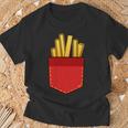 Fommes French Fries Fritten In My Bag T-Shirt Geschenke für alte Männer