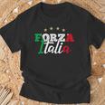 Forza Italia For Italian Football Fans T-Shirt Geschenke für alte Männer