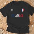 Francia Retro Fútbol Bandera Francesa Camiseta unisex Regalos para ancianos