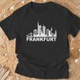 Frankfurt Am Main Skyline Frankfurter Hessen Frankfurt T-Shirt Geschenke für alte Männer