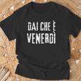 Frase Divertente Dai Che Èenerdì Frase Buffa Memeenerdì Maglietta Regalos para ancianos