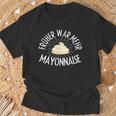 Früher War Mehr Mayonnaise Saying T-Shirt Geschenke für alte Männer