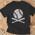 Baseball Polka Dot Baseball Player Dot Day T-Shirt Gifts for Old Men