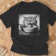 Cat Ramen Fiesta Kitten Anime Ramen Cat Enthusiast T-Shirt Geschenke für alte Männer