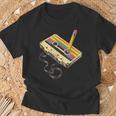 Nerd Retro Cassette Pencil Computer Old School T-Shirt Geschenke für alte Männer