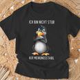 Penguin Ich Bin Nicht Stur Nur Meinungsstabil German Langu S T-Shirt Geschenke für alte Männer