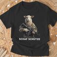 Sheep Sheep Sagittarius Sniper Sheep Sniper T-Shirt Geschenke für alte Männer