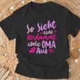 So Sieht Eineerdammt Coole Oma Aus Oma Aus Oma Says T-Shirt Geschenke für alte Männer