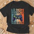 Gamerideogiochi Gaming Io Non Invecchio Salgo Di Livello Maglietta Regalos para ancianos
