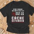 Geocaching No Ahnung Wo Mein Auto Ist T-Shirt Geschenke für alte Männer