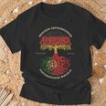 German Grown Portuguese Roots Portugal Flag T-Shirt Geschenke für alte Männer