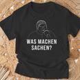 German Meme Grandma Was Machen Sachen T-Shirt Geschenke für alte Männer