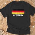 Germany Flag Name For Proud Deutsche As German Logo S T-Shirt Geschenke für alte Männer