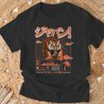 Giapponeaporwave Tiger 80S Retro Graphic Streetwear Maglietta Regalos para ancianos