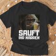 Gönndalf Sauft Ihr Narren T-Shirt Geschenke für alte Männer