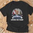 Gracias Al Presidente Donald Latinos Por Trump Camiseta unisex Regalos para ancianos