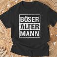 Grandpa Grandad Sarcasm Biker Rocker Evil Old Man T-Shirt Geschenke für alte Männer