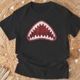 Great Shark Face Graphic Ocean Bite Lover Cool T-Shirt Gifts for Old Men