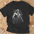 Greek Mythology Ancient Antique Icon Zeus T-Shirt Geschenke für alte Männer