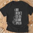 Guitar Mir Reichts Ich Geh Guitarre Spielen T-Shirt Geschenke für alte Männer