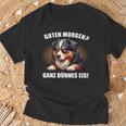 Guten Morgen Ganz Dünnes Eis Australian Shepherd Aussies T-Shirt Geschenke für alte Männer