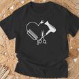 Hairdresser Salon Barber Hairstylist Hairdresser T-Shirt Geschenke für alte Männer