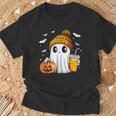 Halloween Ghost Gifts, Halloween Ghost Shirts, Coffee Lover Shirts