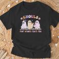 Halloween Ghouls Just Wanna Have Fun Dancing Ghost Retro T-Shirt Gifts for Old Men