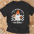 Halloween Math Teacher A Day Without Math Too Spooky T-Shirt Gifts for Old Men