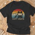 Happy Camper Rv 70S Retro Camperan Camping S T-Shirt Geschenke für alte Männer