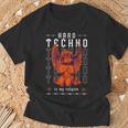 Hardtechno È La Mia Religione Dark Techno Rave Hard Techno Maglietta Regalos para ancianos